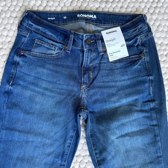 Sonoma Blue Straight Leg Jeans The everyday Jean Size‎ 4/27 - Picture 3 of 12